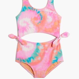 Crewcuts Girls' Tie Dye One Piece Swimsuit